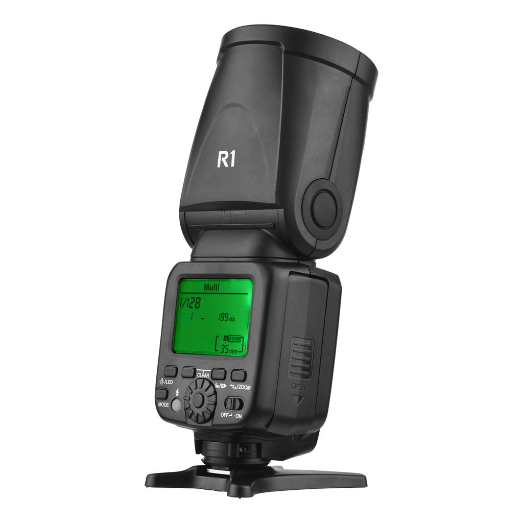 Universal Wireless TTL Flash Speedlite On-camera 2.4G Master/ Slave Speedlight Round Head 76Ws
