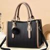 Large Capacity Single Shoulder Crossbody Bag Female Bag Foreign Style Handbag New Fashion Striped Texture Korean Multi-layer