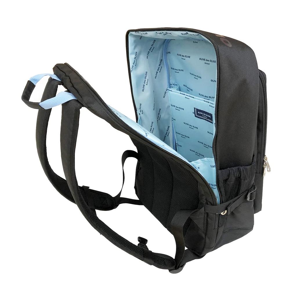 De Olive Рюкзак с чехлом для мобильного телефона 2K30038 Девочки 70 Черный x Сакс 30 л [Olive School]