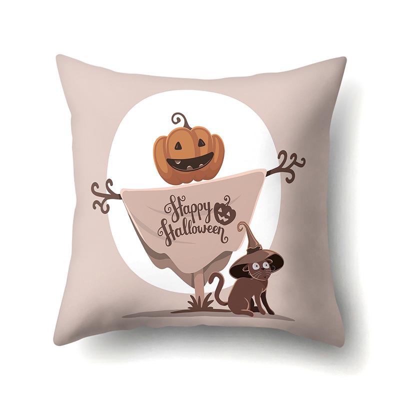 Хэллоуин Наволочка Подушка для поясницы автомобиля Тыква Чехол для диванной подушки Офис Дом Гостиная Наволочка