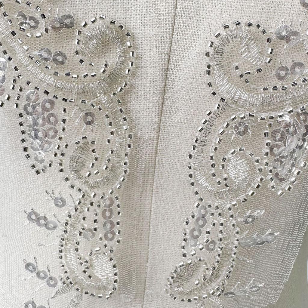 Specially For European And American Beaded Sequined Collar Placket Front Collar Bridal Dress Wedding Decoration Accessories