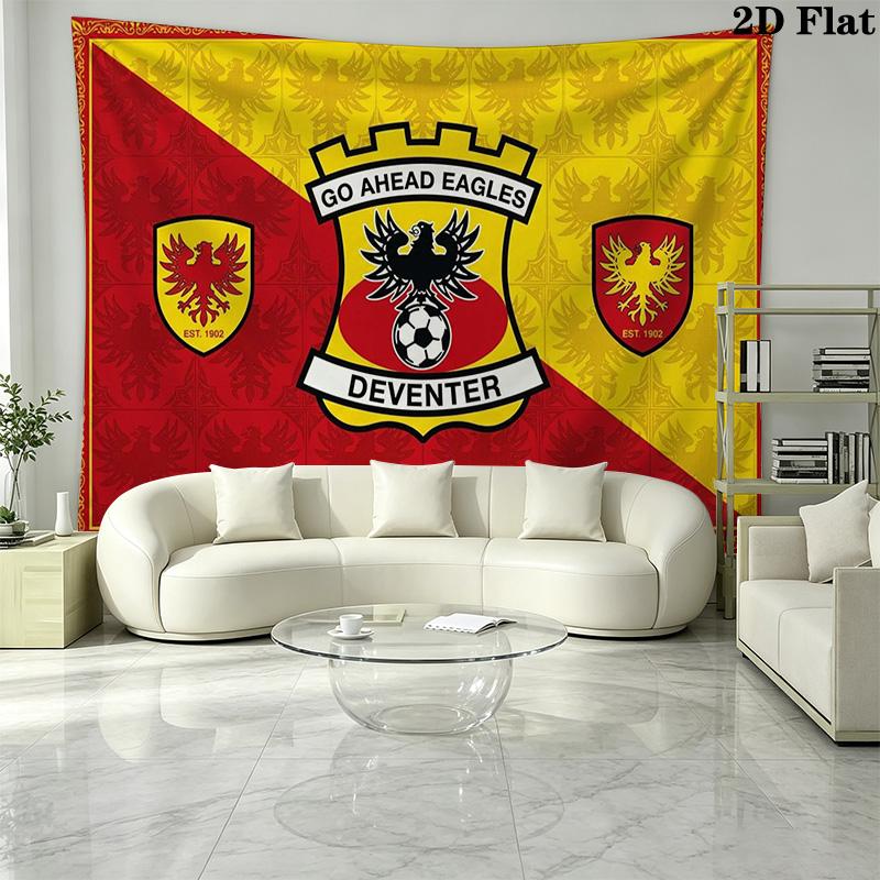 Go Ahead Eagles Wall Tapestry Aesthetic Wall Hanging Printed Fabric Blanket Decorative Tapestries for Bedroom Living Room Home Decor