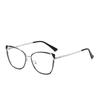 6213 Spring Temple New Fashionable Anti-Blue Cat Glasses Frame, Versatile Flat Glasses For European And American Street Photography