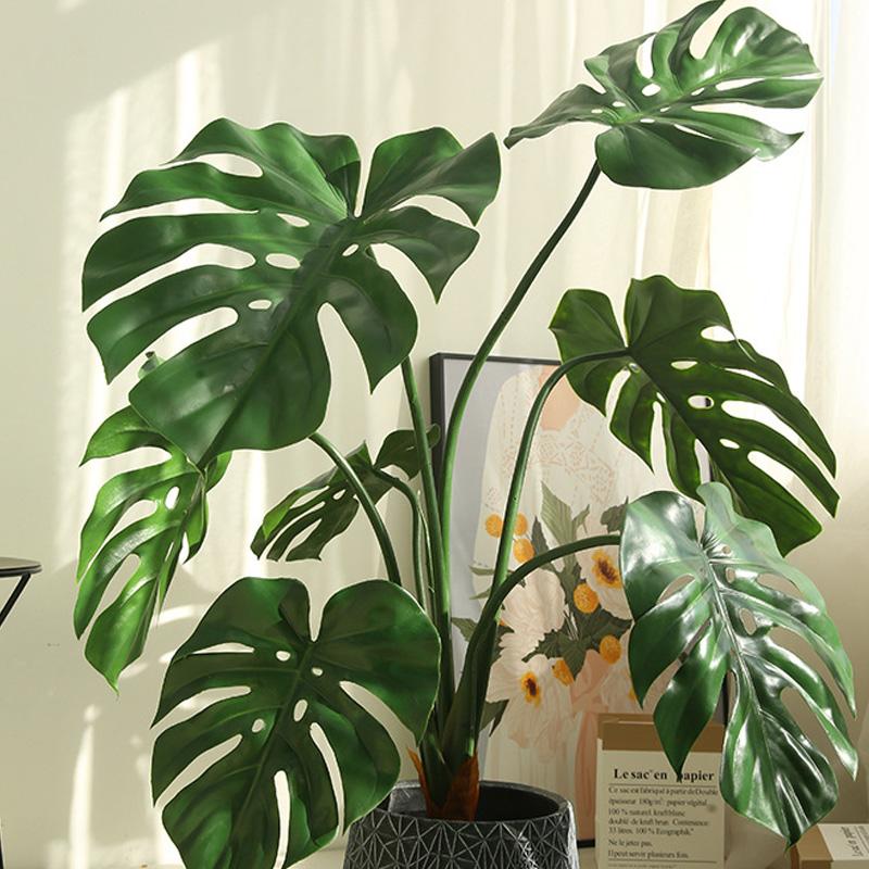 1 шт. искусственные листья, реалистичные зеленые листья, декоративные, наружные, искусственные, персидские, папоротники, сделай сам, зелень, украшение для внутреннего пейзажа