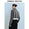 UR Women's Casual Color-block Spliced Sweatshirt