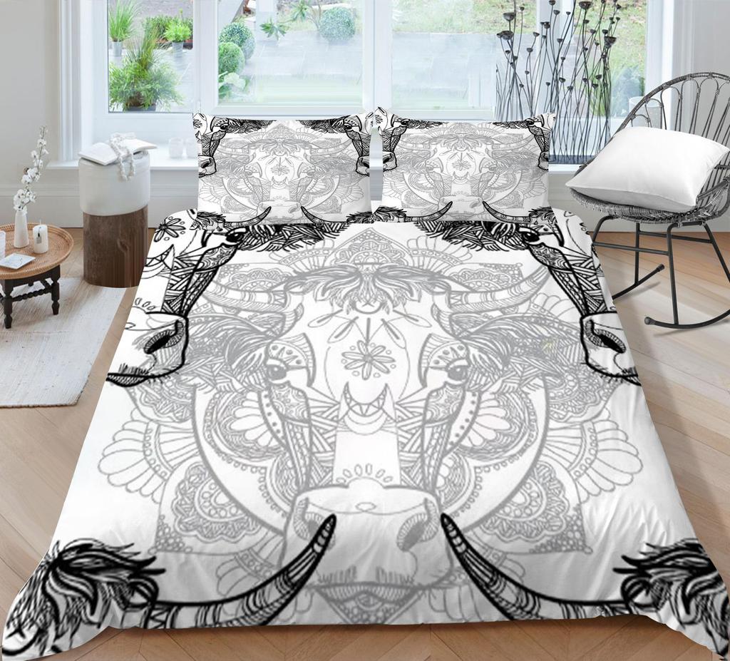 Главная Постельное белье 3D Bohemian Print Комплект постельного белья Наволочка Одеяло Пододеяльник Покрывало Постельное белье