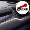 3D aluminum speaker stereo speaker badge emblem Sticker For Opel Astra j Astra g Corsa Zafira b Mokka Vivaro Meriva Accessories