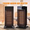 2000W Remote Control Portable Adjustable Thermostat Heater Fan Electric Heater Space Warmer for Home Office Standing