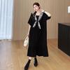 Summer Women Plus Size Short Sleeves Elegant Dress Loose 2025 Vintage Dress Basic Long Casual Shirt Dress