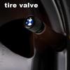 AAACH1 Car Wheel Tire Valve Caps Tyre Stem Covers Airdust Waterproof For BMW E61 E81 E87 1 2 3 4 5 6 7 Series X1 X3 X4 X5 X6 F20 E90