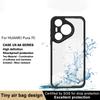 IMAK UX-9A Series for Huawei Pura 70 Case TPU+PC Anti-Scratch Clear Phone Cover