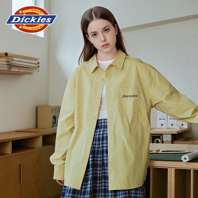 Мужская охлаждающая рабочая рубашка Dickies с длинным рукавом, защита от солнца