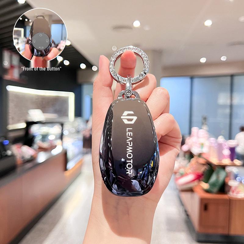 Чехол для ключа Leapmotor T03/S01 для мужчин и женщин - Защитный чехол для автомобильного пульта, модель 2021 года