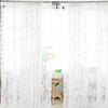 Exquisite Workmanship Window Treatment Wear-resistant Polyester White Lace Panel Sheer Curtain for Home