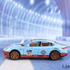 1/24 масштаб Panamera, литая под давлением модель автомобиля, игрушечный автомобиль с откатным механизмом, звуком и светом для детей, коллекция подарков для мальчиков и девочек