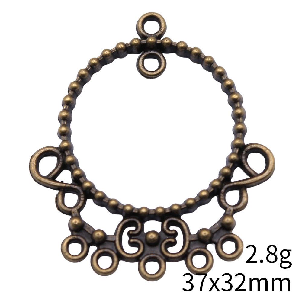 NewArrivals Jewelry Findings Angel Dream Catcher Earring Connector Accessories Parts Women's Bag Accessories For Women