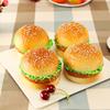 Artificial Hamburger Fake Bread Food Model Cake Shop Window Display Kitchen Photography Props Table Decor