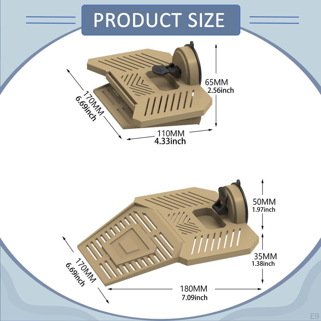 Turtle Basking Detachable Ramp Reptile Terrace for Frog Aquarium Water Tank Fish