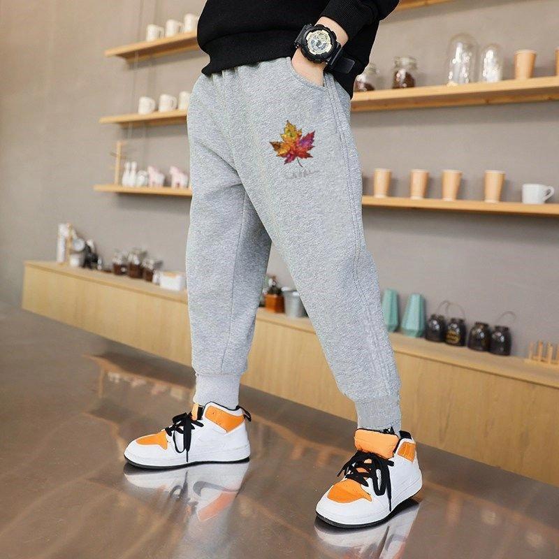 Children Pants Sport Teenage Autumn Outdoors Casual Boy Fashion Sweatpant Unisex Jogger Trousers Loose Pants Fleece Pants