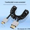Ультратонкий Выдвижной HDMI на Мини HDMI 2.0 4K 60Hz Кабель для HDTV, Компьютера, Проектора, Камеры