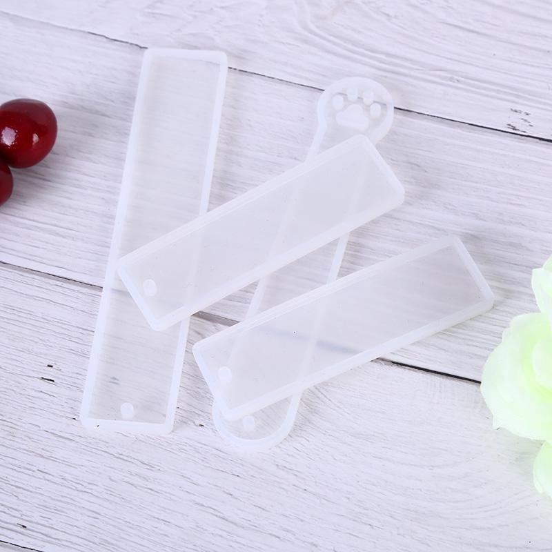 3шт силиконовая прямоугольная закладка форма эпоксидная смола ювелирные изделия изготовление закладок своими руками