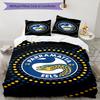3pcs Football Team (22) Design Cover Set - HD Printed Bedding with 1 Cover and 2 Pillowcases - Perfect for Home and Dorm Decor