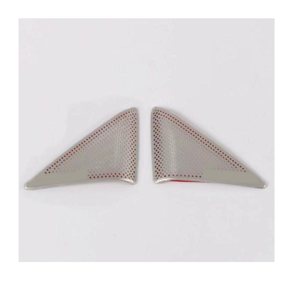 For Mazda 3 Mazda3 Axela M3     Sticker Inner Front Head A Column Frame Triangle Molding Sound Speak Radio Trim