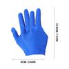Billiards Glove 2pcs Three-finger Pool Players Gloves Embroidered Slip-proof Breathable Billiard Gloves  Hand Protective