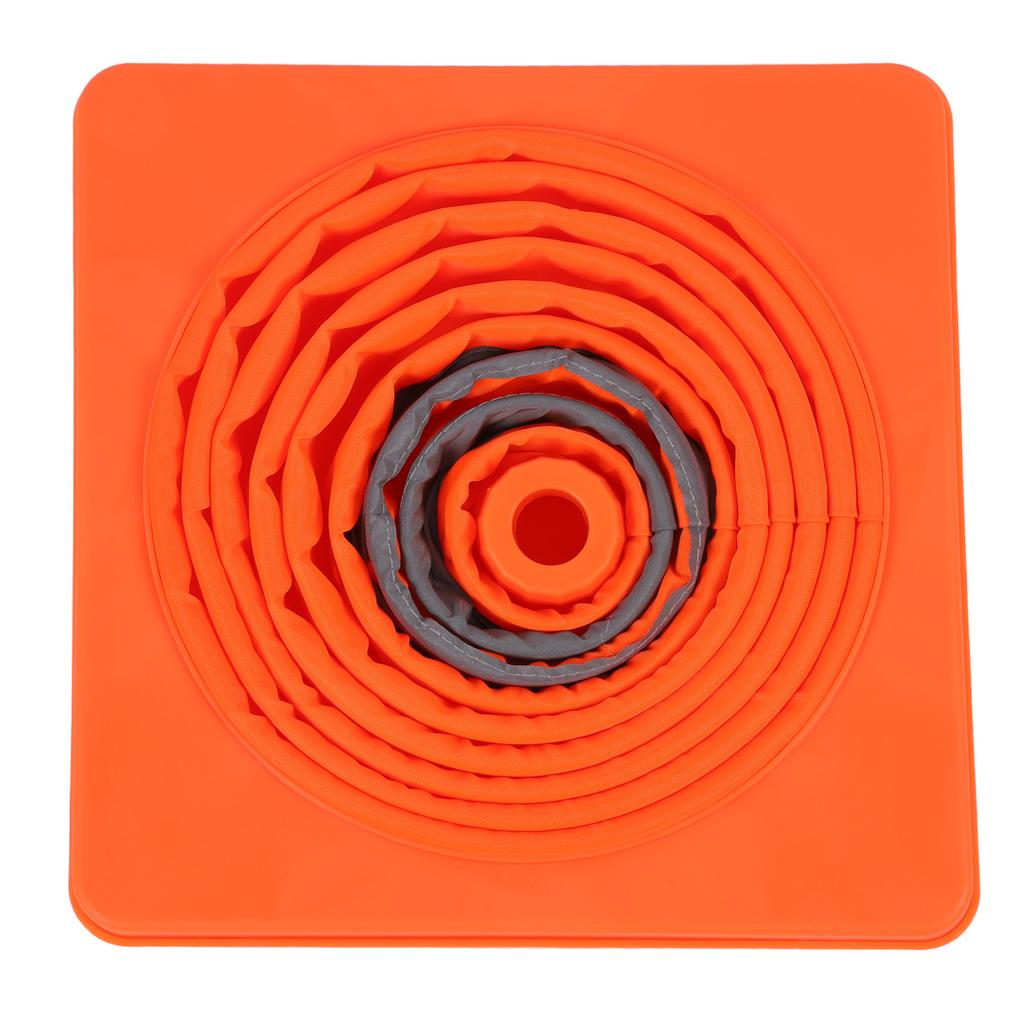 2 шт 70 см складные дорожные конусы со светоотражающим воротником оранжевый дорожный конус безопасности для парковки