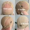 AIMEYA Lavender Purple Silky Straight Lace Front Wig Women's Synthetic Wig 13x4 Black /Blonde/Brown/ Blue Color Daily Cosplay