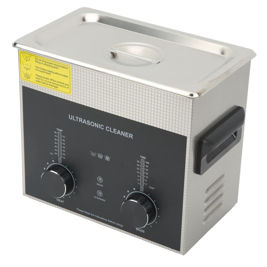 Ультразвуковая очистительная машина 3L из нержавеющей стали 304, профессиональный очиститель ювелирных изделий с режимом дегазации