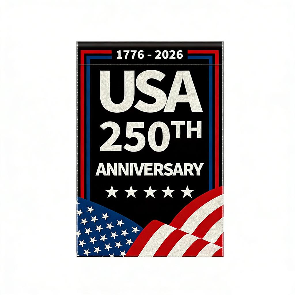 Decorative Garden Flag For The 250th Anniversary Of The United States