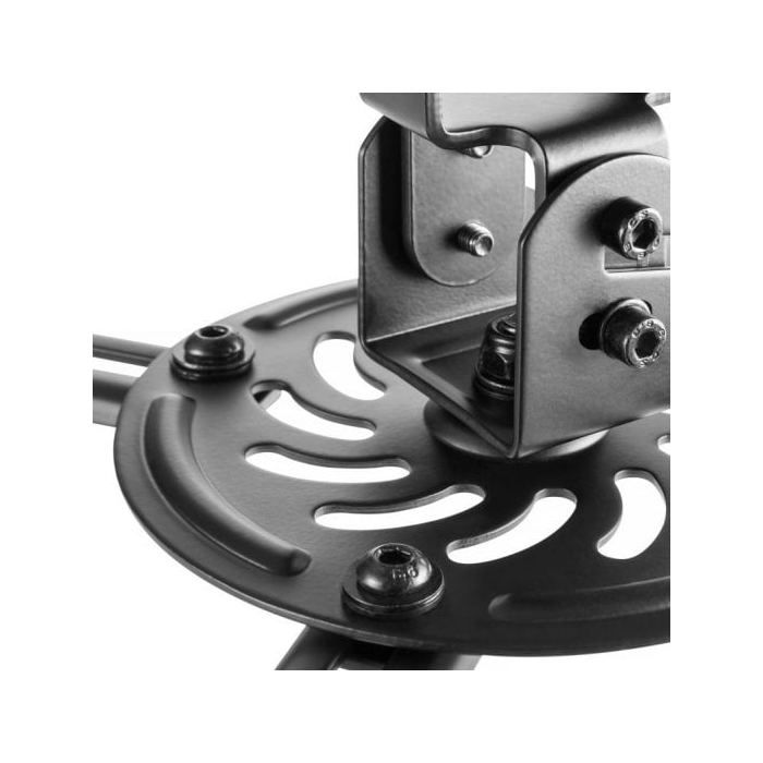 AISENS - CP03TSR-127 - Универсальный эко-поворотный кронштейн, Потолочный для ПРОЕКТОРА 13.5KG, Черный