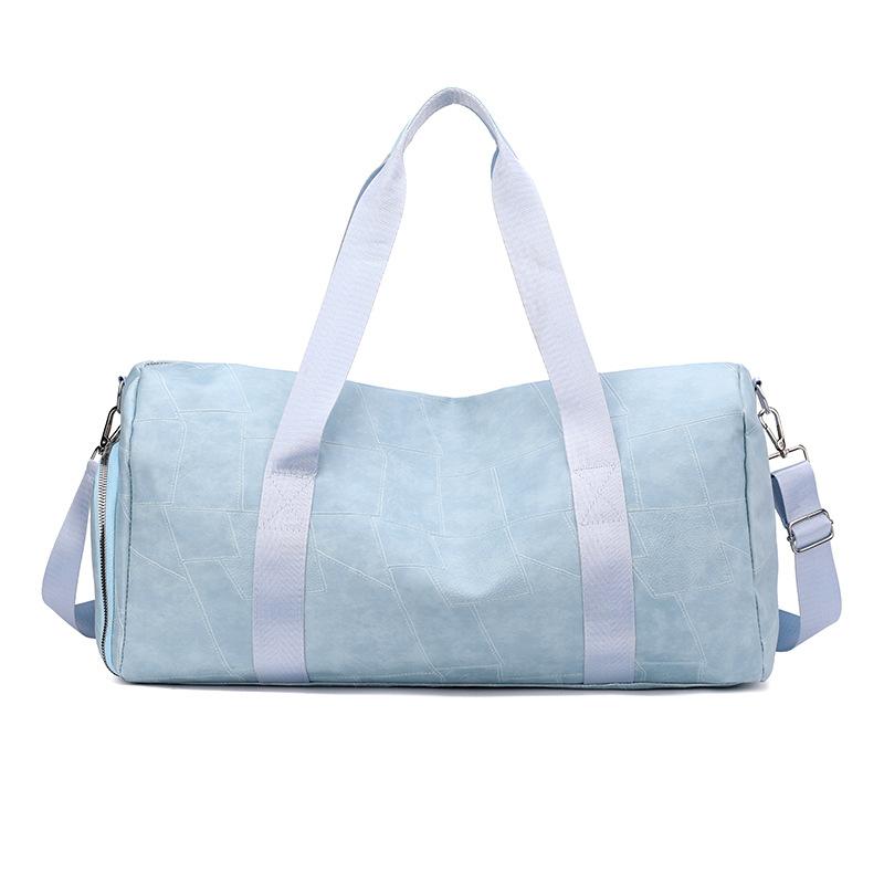 Водонепроницаемая сумка для фитнеса из ПУ с отделением для обуви, портативная дорожная сумка большой вместимости с ручкой
