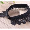Womens Lace Fake Collar Detachable Half Shirt Blouse False Black