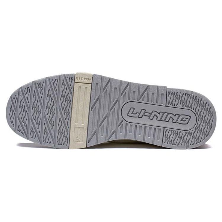 Li Ning 001 Btc Durable Breathable Low Top Skate Shoes Women Skate Shoes White AGCT008-2