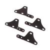 4Pcs/Set Ad100 Tv Mount Lcd Bracket Holder Adaptor Computer Rack Hole Extension Parts Vesa100X100 To Vesa 200X200