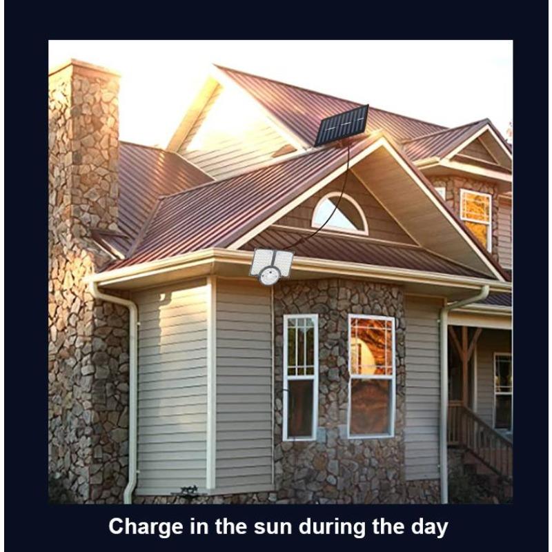 Fan Shaped 150° Rotating Split Solar Wall Light Motion Sensor Outdoor Waterproof Street Light Solar Courtyard Light Street Lamp