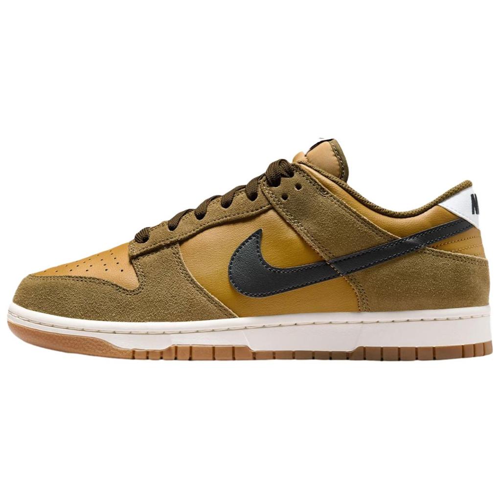 Nike Dunk Low Gum Pack - Охра Мужские Кроссовки Коричневый Черный Оливковый-Флак IB6399-300