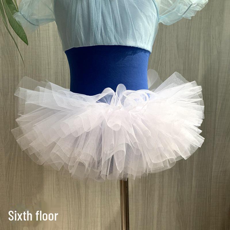 Детская юбка для танцев из шести слоев - мягкая фатиновая пачка принцессы