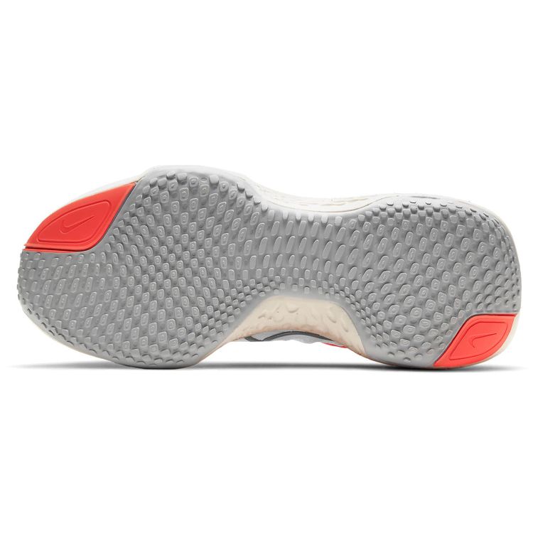 Nike Женские кроссовки ZoomX Invincible Run Flyknit White Bright Mango Grey-Fog Metallic-Silver CT2229-100