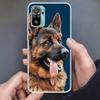 Чехол для телефона с изображением немецкой овчарки для Xiaomi Redmi Note 14 13 12S 12 10 10S 11 11S 11E Pro Plus 11T 14Pro Мягкий силиконовый чехол Note