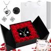 100 Languages Necklace Projection Crystal "I Love You" Heart Pendant Rose Valentine's Day Gift