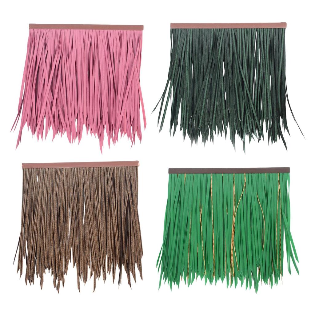 Synthetic Roof Thatch Grass for Hut Fence Gazebo Dark Green
