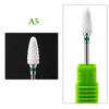 1Pc Ceramic Tungsten Nail Drill Bits File For Electric Manicure Machine Tool