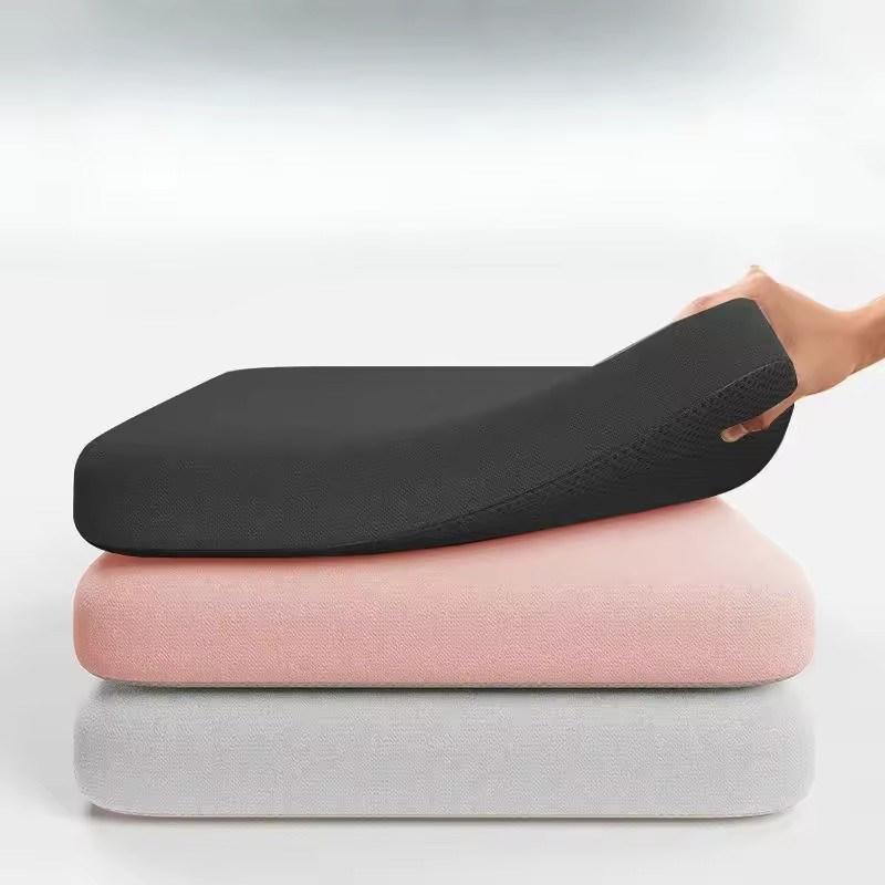 Подушка сиденья из пены толщиной 4 см - Ультрамягкая накладка на офисное кресло | Подушка для автомобильного сиденья для длительного сидения, поясничной поддержки и облегчения боли