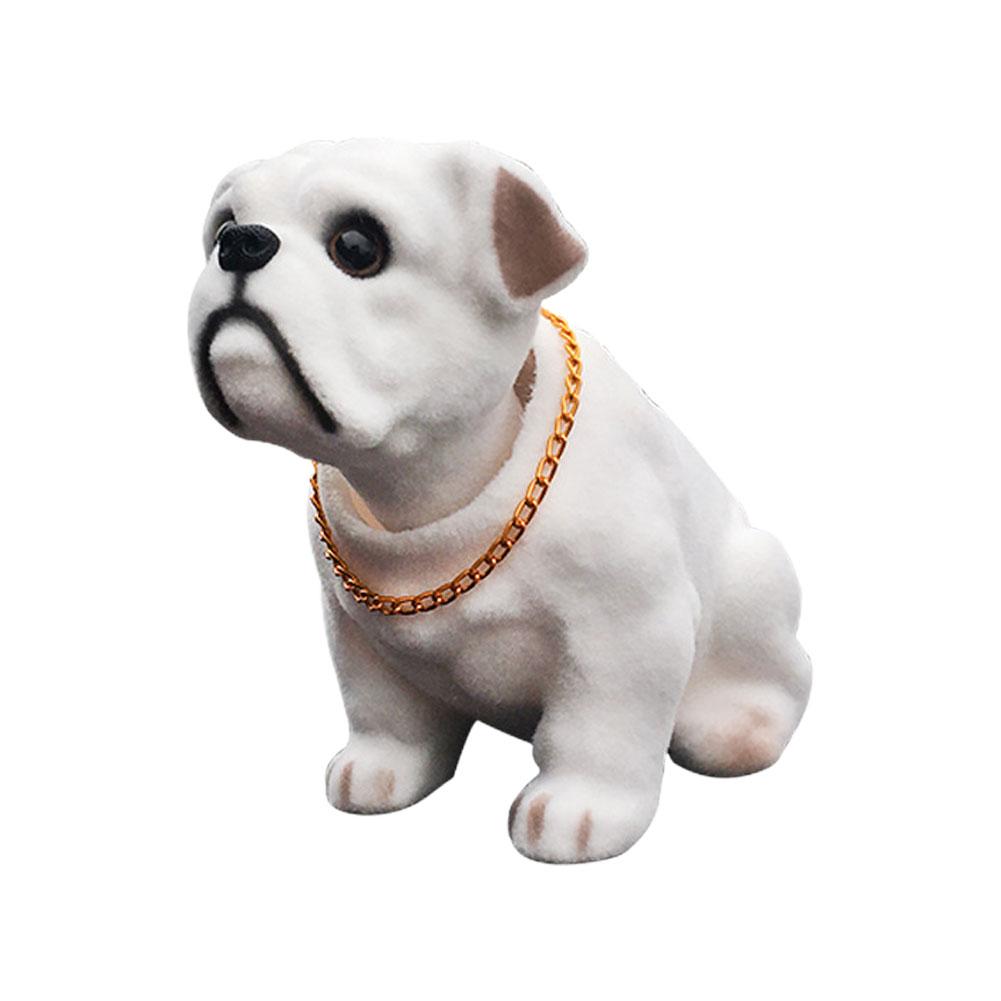 Автомобильные аксессуары Кивающая собака качает головой кукла из смолы приборная панель интерьер имитация украшения собака украшения автомобиль игрушка Y0P5