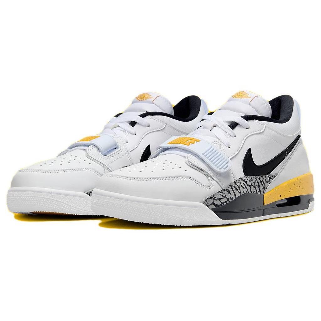 Кроссовки Air Jordan Legacy 312 Low Желтая охра Мужские Белые Черные Волчий серый CD7069-107
