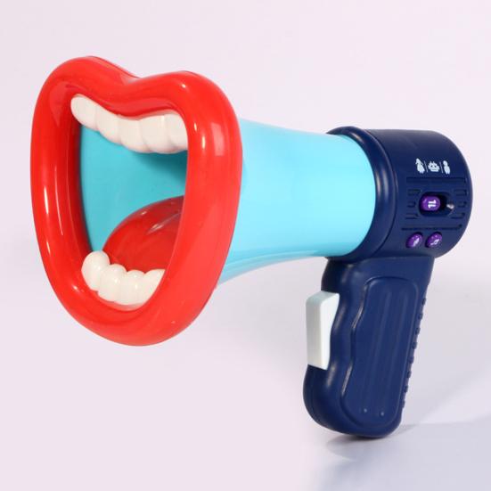 Смешной Мегафон с Большим Ртом, Запись, Изменение Голоса, Детский Микрофон, Игрушка, Сувениры для Вечеринки