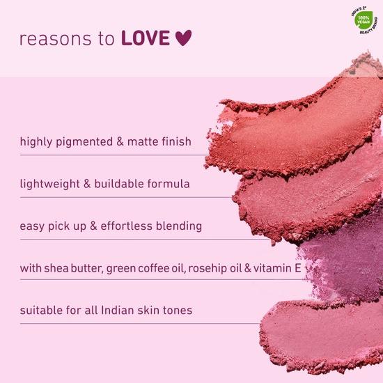 Plum Матовые румяна Cheek-A-Boo | Высокопигментированные | Легко растушевываются | 100% веганский продукт и не тестируется на животных | 121 - Peach Out